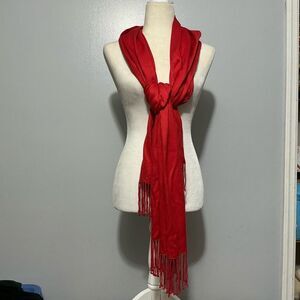 Cejon Elegant Red Women's Scarf